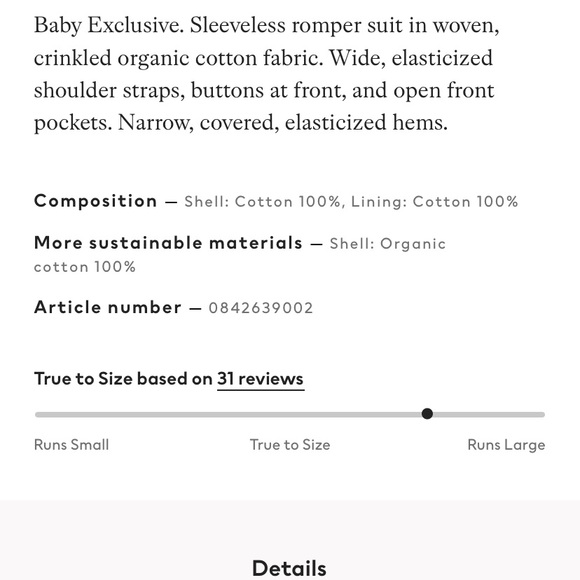 Grey H&M jumpsuit 1.5 to 2 years old BNWT- sold out online. - Picture 2 of 2